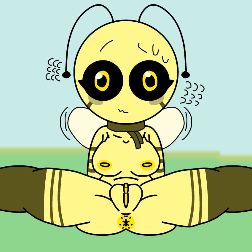 abgerny bee_girl female incredibox_mod melsaki no_sex showing_pussy zee_(abgerny)