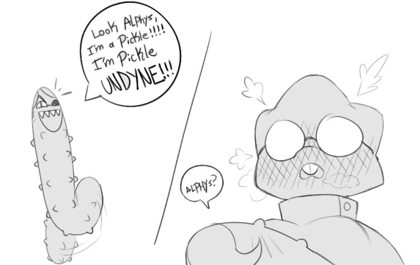 Alphys (Undertale (Series)) Rule 34 Image