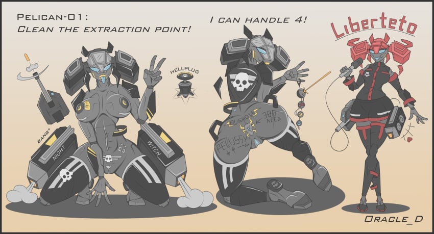 5_fingers aeromorph anal_beads anal_tattoo anus_exposed armor armored_female ass_exposed belly_markings big_breasts black_body black_hair blue_eyes blue_tongue buttplug deep_marks female glowing_eyes glowing_genitalia helldivers_2 landing looking_back microphone number_on_body number_tattoo oracle_dominus partially_clothed partially_nude peace_sign pelican_1_(helldivers) pubic_tattoo red_hair robot_girl sex_toy sexbot singing sitting skirt smile squatting steam stickers_on_body stripes succubus_tattoo tetofication text thigh_highs tongue vehicle writing_on_body yellow_lips yellow_lipstick yellow_nipples