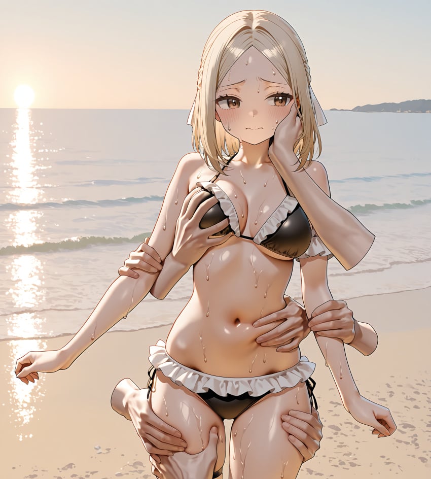 2girls ai_generated best_girl female hoyoai kimi_no_koto_ga_dai_dai_dai_dai_daisuki_na_100-nin_no_kanojo maid