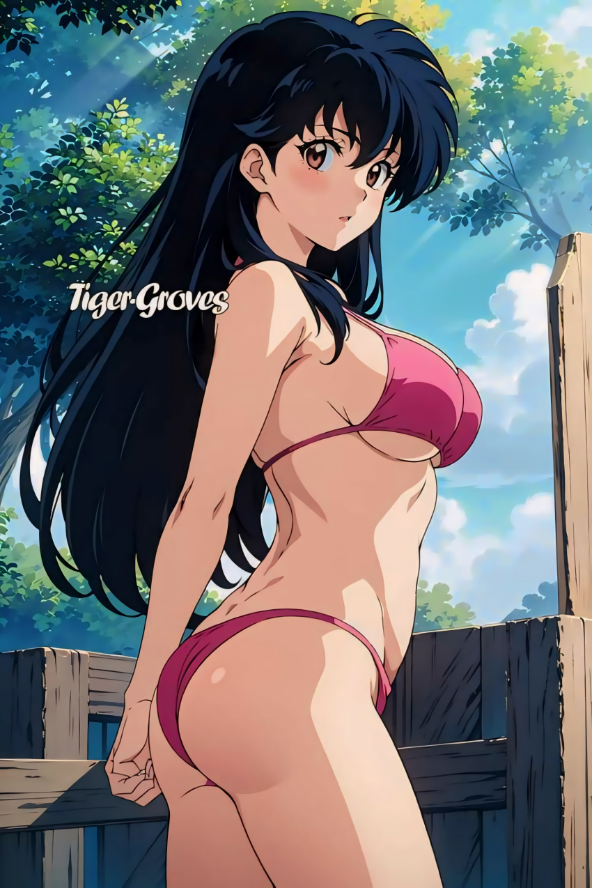 1girl 1girls ai_generated alone ass background best_girl bikini black_hair black_hair_female blush blushing_at_viewer blushing_female breasts brown_eyes brown_eyes_female cute_face cute_girl eyes_open fat_ass fat_ass_teen fat_breasts fat_butt female female_only inuyasha kagome_higurashi long_hair long_hair_female looking_at_viewer medium_ass medium_breasts medium_butt mouth_open only_female only_girl open_eyes open_mouth pink_bikini remastered solo solo_female solo_focus thick_legs thick_thighs tiger-groves upscaled young young_female young_woman