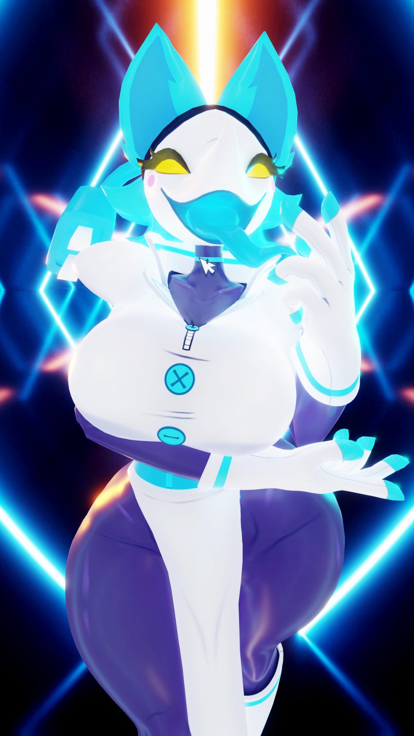 1girls 2020s 2023 3d 3d_(artwork) 5_fingers anthro anthro_female anthro_focus anthro_only arm_under_breasts background big_breasts big_hips blue_hair blue_tongue blush blush_stickers breasts button_down_shirt buttons cleavage cleavage_cutout clothed clothed_female clothes clothing color colored crotch_rope cryptiacurves curvy curvy_body curvy_female curvy_figure curvy_thighs deltarune deltarune_chapter_2 digital_media_(artwork) ear ears_up eyelashes eyes eyes_open fanart female female_anthro female_focus female_only fever-dreamer fingers furry_ears glove gloved_hands gloves hair hips hourglass_figure humanoid long_ears long_tail looking_at_viewer monster monster_girl monster_girl_(genre) multicolored_background multicolored_body neck neckwear no_dialogue no_humans non-human nsfw open_mouth open_smile robot robot_girl robot_humanoid robotic sexually_suggestive smile smiling solo solo_focus suggestive suggestive_look tail tasque tasque_manager_(cryptiacurves) tasque_manager_(deltarune) tease teasing teasing_viewer thick_thighs thighs toby_fox tongue tongue_out two_tone_body video_game video_game_character video_game_franchise video_games voluptuous voluptuous_female wide_hips wide_thighs yellow_eyes