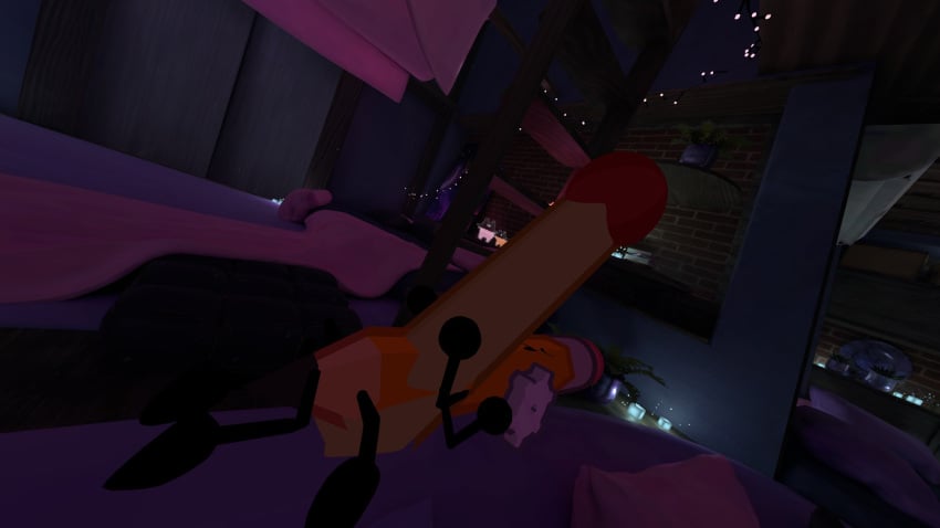 3d 3d_model battle_for_dream_island bfdi color colored covered covered_face female female/female female_only girl_on_girl hands_on_back lesbian match_(bfdi) object_shows pencil_(bfdi) sex vrchat yuri