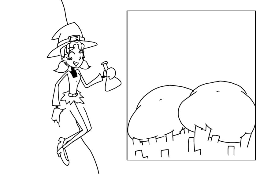 ass ass_bigger_than_body ass_bigger_than_building ass_bigger_than_head ass_bigger_than_torso ass_built_separately big_ass dork_diaries dorkpuffer dorkpuffer_(artist) gigantic_ass heels huge_ass nikki_maxwell potion witch_costume witch_hat