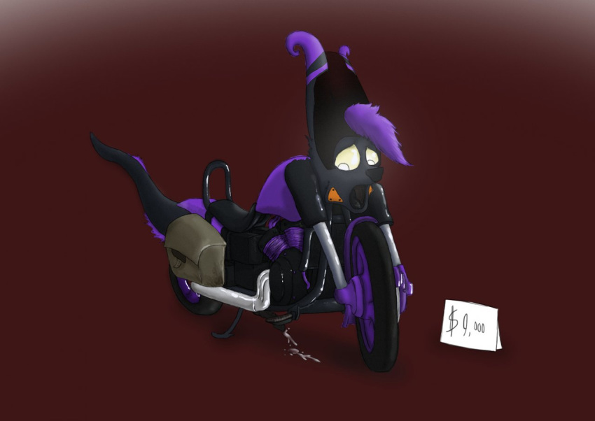 ambiguous_gender bags bike for_sale furry gas inanimate lights living_bike male male_only motorbike motorcycle no_humans oil okami-the-wolf open_mouth pardio petrol post_transformation saddle simple_background transformation vehicle