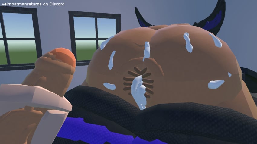 ass asshole cum dick female rec_room recroom recroom-nsfw