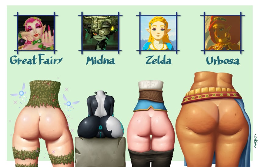 4girls anonymous_male anus ass ass_bigger_than_head ass_comparison ass_focus big_ass big_booty big_butt big_thighs breath_of_the_wild butt_focus cellulite clothes_lift comparing_asses female female_only flipz89 girls great_fairy great_fairy_(hyrule_warriors) great_fairy_(ocarina_of_time) huge_ass huge_butt huge_thighs hyrule_warriors midna multiple_girls ocarina_of_time orange_body princess_zelda pussy the_legend_of_zelda:_breath_of_the_wild the_legend_of_zelda:_ocarina_of_time the_legend_of_zelda:_twilight_princess thick thick_ass thick_butt thick_hips thick_legs thick_thighs thighs twilight_princess urbosa white_body zelda_(breath_of_the_wild)