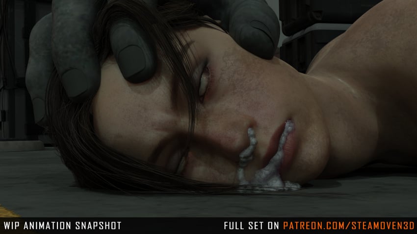 3d captured captured_heroine claire_redfield cum_in_mouth defeated defeated_heroine extreme_penetration eyes_rolling_back fucked_silly hardcore leaking_cum resident_evil steamoven3d