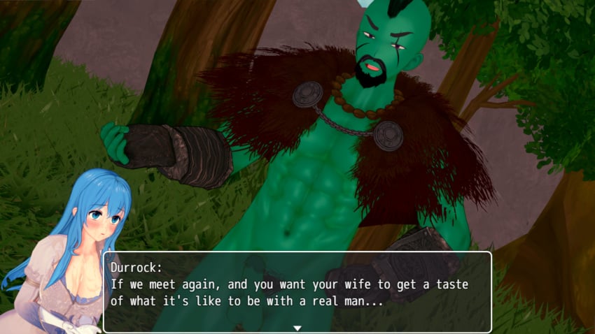 cheating cheating_girlfriend cheating_wife cuckold cuckold_pov cuckolding female human_female light-skinned_female light_skin male netorare netorase ntr orc orc_male pov pyrthenix teasing
