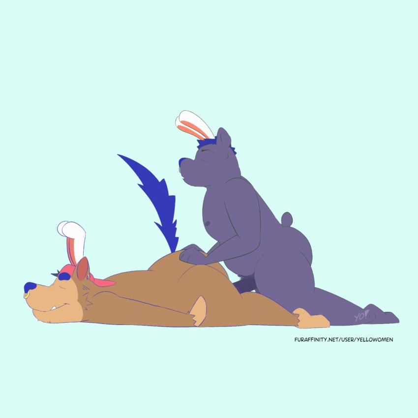 1:1 2025 2d_animation ambiguous_gender anal anal_sex animated anthro areola armpit_hair artist_name ass backwards_baseball_cap backwards_hat ball_tuft balls baseball_cap bear belly big_balls big_belly big_butt big_moobs big_nipples big_penis big_tighs blue_body blue_fur blue_hair bodily_fluids body_hair butt_grab canid canine canis chest_hair clenched_teeth clothed clothing colored digital_drawing_(artwork) digital_media_(artwork) duo ear_piercing ear_ring ejaculation english_text erection eyebrows facial_piercing fake_ears fake_rabbit_ears fangs feet fingers floppy_ears full-length_portrait fur gauged_ear genital_fluids genitals glitter_trap_boy_(character) hair hand_on_butt hat headgear headwear hi_res huge_balls huge_cock huge_nipples humanoid_genitalia humanoid_penis jewelry male male/ambiguous male/male male_anthro male_only male_penetrated male_penetrating male_penetrating_male mammal moobs muscular muscular_anthro muscular_male mythological_canine mythological_creature mythology nipple_piercing nipples nose_piercing nose_ring nude orange_background orange_body overweight overweight_anthro overweight_bottom overweight_male pecs penetration penile penile_penetration penis penis_in_ass piercing portrait pubes raised_tail ring_(jewelry) ring_piercing sex short_playtime signature simple_background smile sugaryhotdog_(character) sweat sweatdrop tail teeth text thick_thighs tuft url werecanid werecanine werecreature werewolf wolf yellow_omen