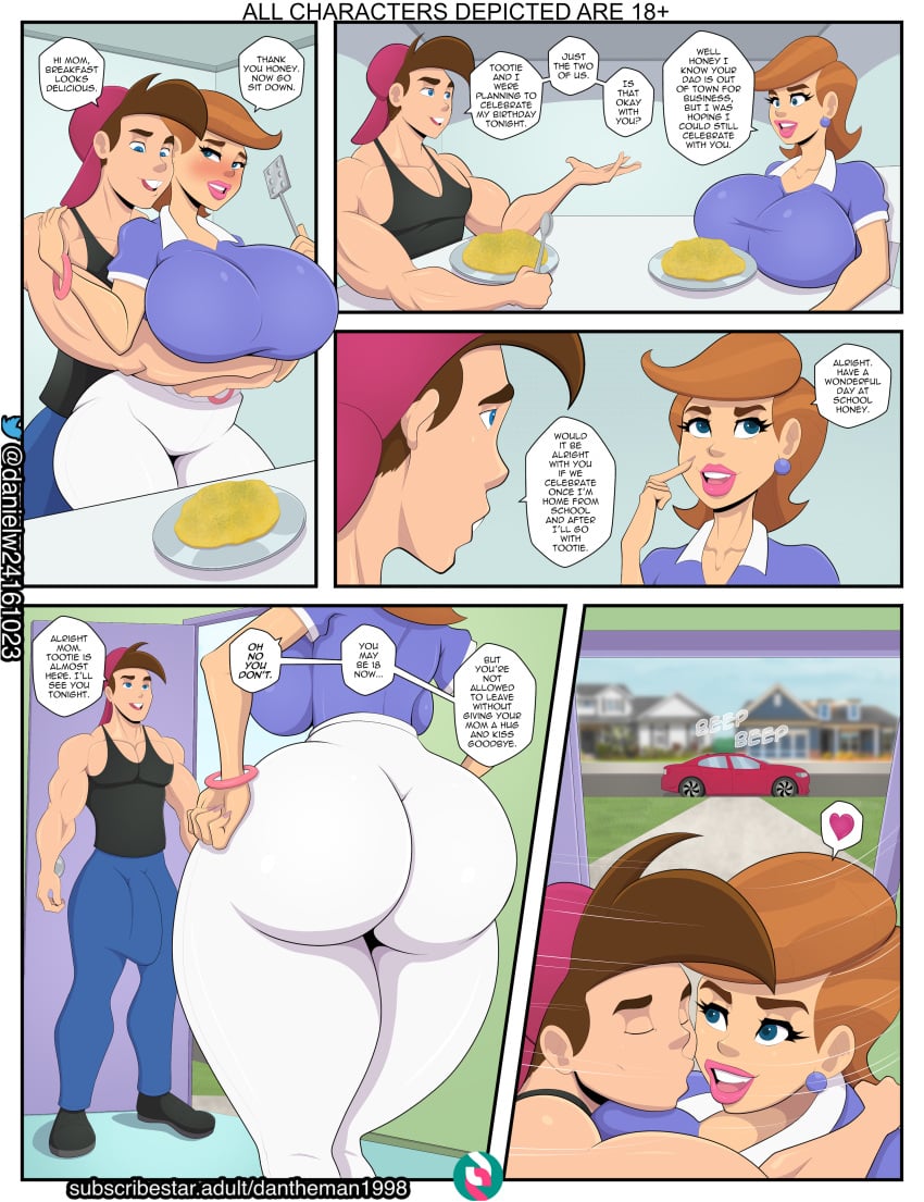 arzogart beautiful big_ass big_booty big_breasts big_breasts big_breasts big_butt big_cock big_dick big_penis blush blush blushing_female comic comic_page dantheman fit fit_female hug hugging_from_behind milf mother mother_and_child mother_and_son muscular muscular_male sexy sexy_woman son the_fairly_oddparents timmy's_mom timmy_turner