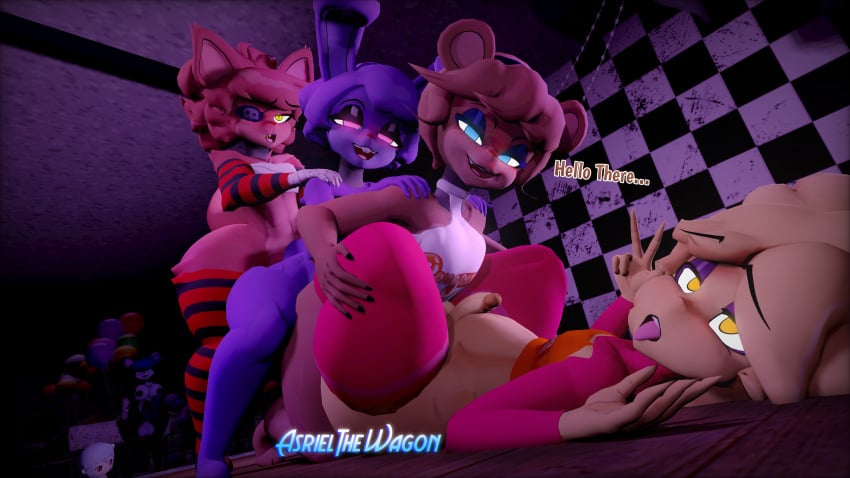 ahegao_face asrielthewagon better_version_at_source blush bonfie_(cryptia) bonfie_(cryptiacurves) bonnie_(cally3d) chica_(cally3d) chiku chiku_(cryptia) chiku_(cryptiacurves) fazclaire's fazclaire's_nightclub fexa_(cally3d) fexa_(cryptia) fexa_(cryptiacurves) five_nights_at_freddy's five_nights_at_freddy's_2 fnaf foxy_(cally3d) fredina's_nightclub fredina_(cally3d) frenni_(cryptia) frenni_fazclaire gangbang gay gay_sex mating_press source_filmmaker standing standing_sex