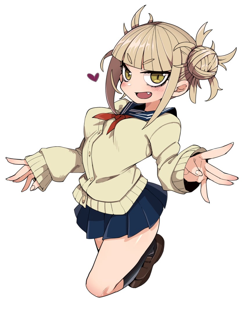 fully_clothed georugu13 himiko_toga my_hero_academia not_porn school_uniform schoolgirl_uniform sfw tagme