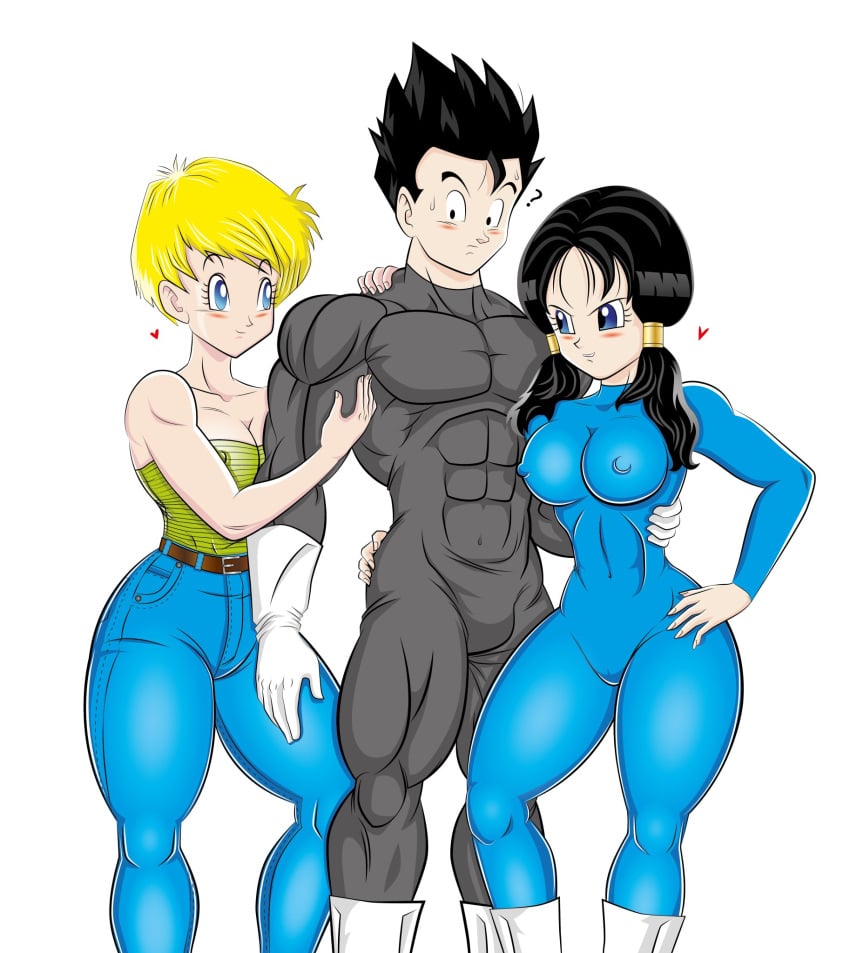 dragon_ball dragon_ball_z erasa son_gohan tagme videl