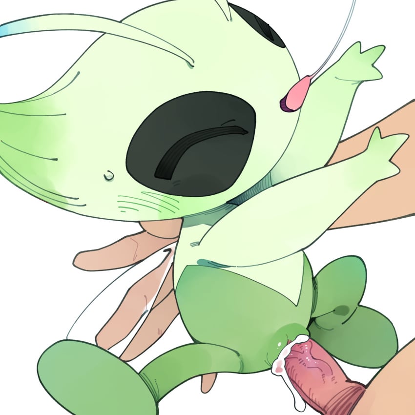 absurd_res antennae_(anatomy) bodily_fluids celebi closed_eyes cum cum_from_penis cum_from_pussy cum_in_pussy cum_inside drooling duo ejaculation female feral generation_2_pokemon genital_fluids genitals hi_res human humanoid_genitalia humanoid_penis insect_wings interspecies legendary_pokemon male male/female mammal nintendo penetration penis pokemon pokemon_(species) pokephilia pussy saliva saliva_string sex size_difference spread_legs spreading tongue tongue_out vaginal_penetration vaginal_penetration vein veiny_penis wings youjomodoki zoophilia