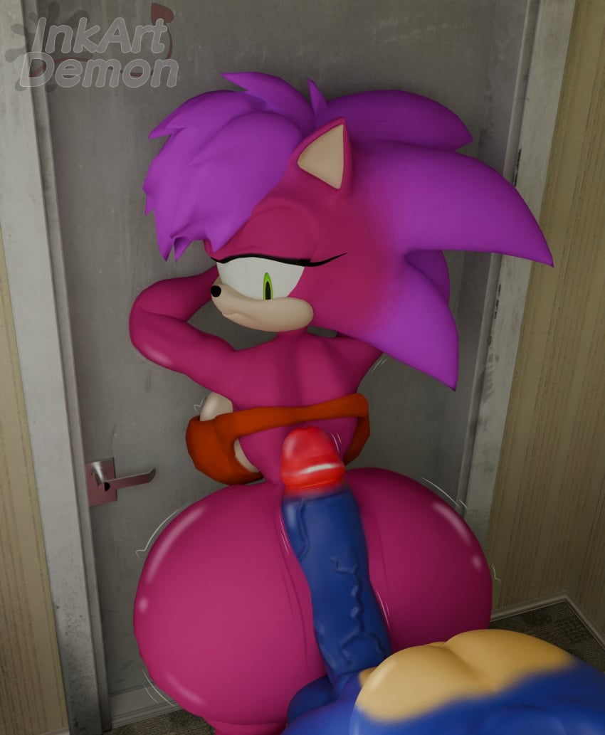 3d ass blue_body blue_fur breasts couple female from_behind from_front_position imminent_sex incest looking_back magenta_fur male male/female pink_hair sex sfm sonia_the_hedgehog sonic_(series) sonic_the_hedgehog sonic_the_hedgehog_(series) sonic_underground source_filmmaker straight veiny_penis