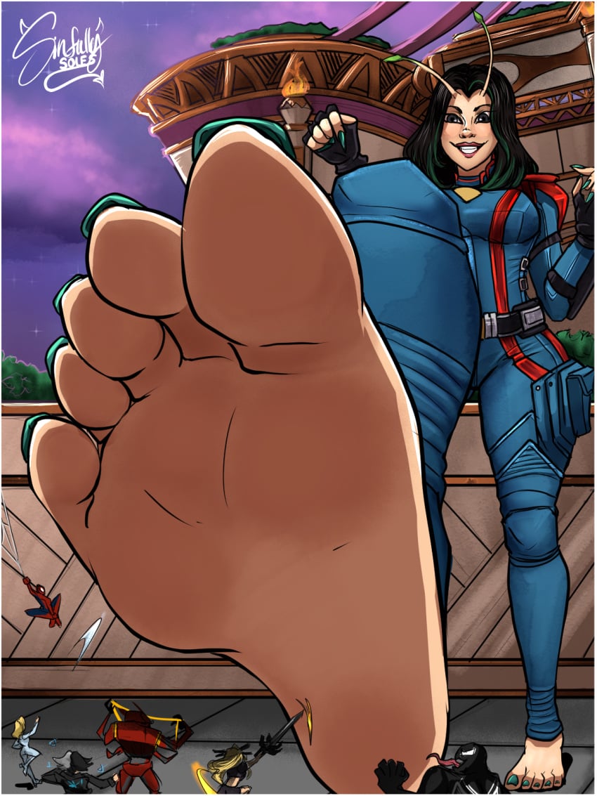 2d alien barefoot bug_girl dagger_(marvel) dagger_(marvel_rivals) doctor_strange doctor_strange_(marvel_rivals) feet female foot_fetish fully_clothed giantess guardians_of_the_galaxy luna_snow luna_snow_(marvel_rivals) macro magik_(illyana_rasputin) magik_(marvel_rivals) mantis mantis_(marvel) mantis_(marvel_rivals) marvel marvel_rivals sinfully-soles soles spider-m spider-man stepping tandy_bowen venom_(marvel) venom_(marvel_rivals)