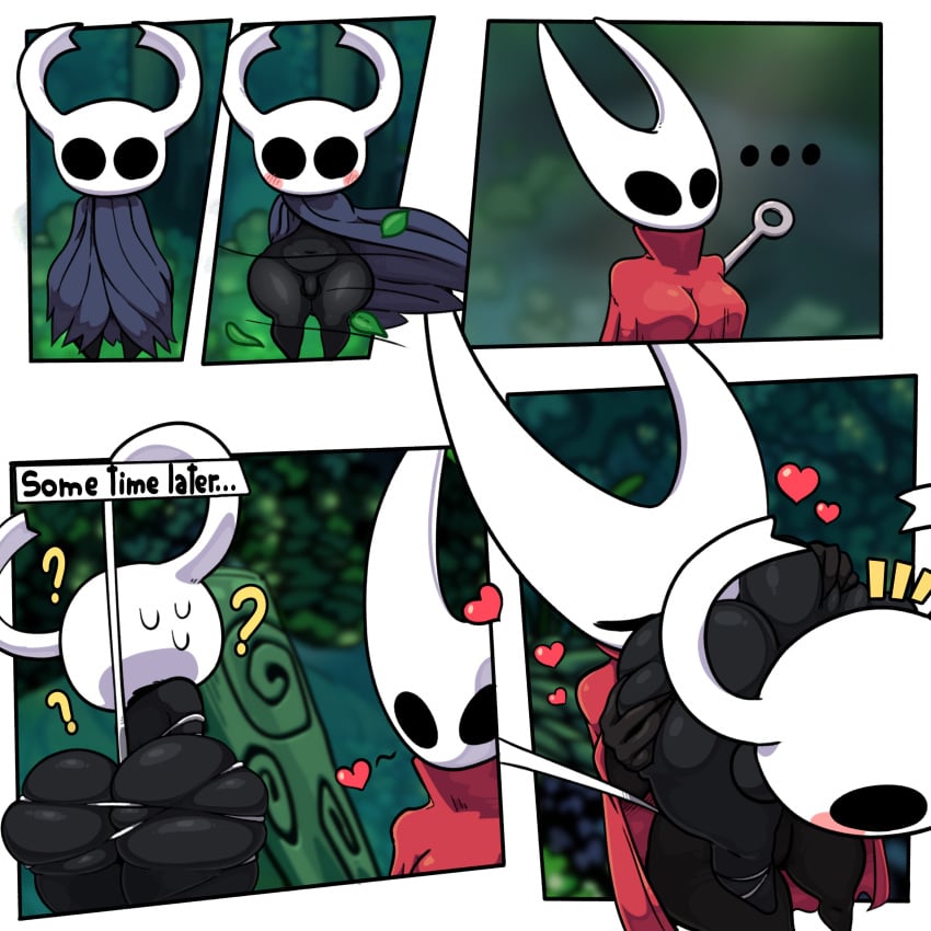 1boy1girl ass_grab comic face_in_ass femboy hollow_knight hollow_knight_(character) hornet_(hollow_knight) rape tagme theyeager tied_up