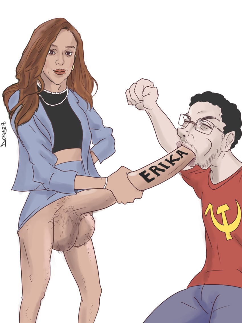 big_penis blowjob brazilian brazilian_futa communism denyzz erika_hilton futanari politics psol