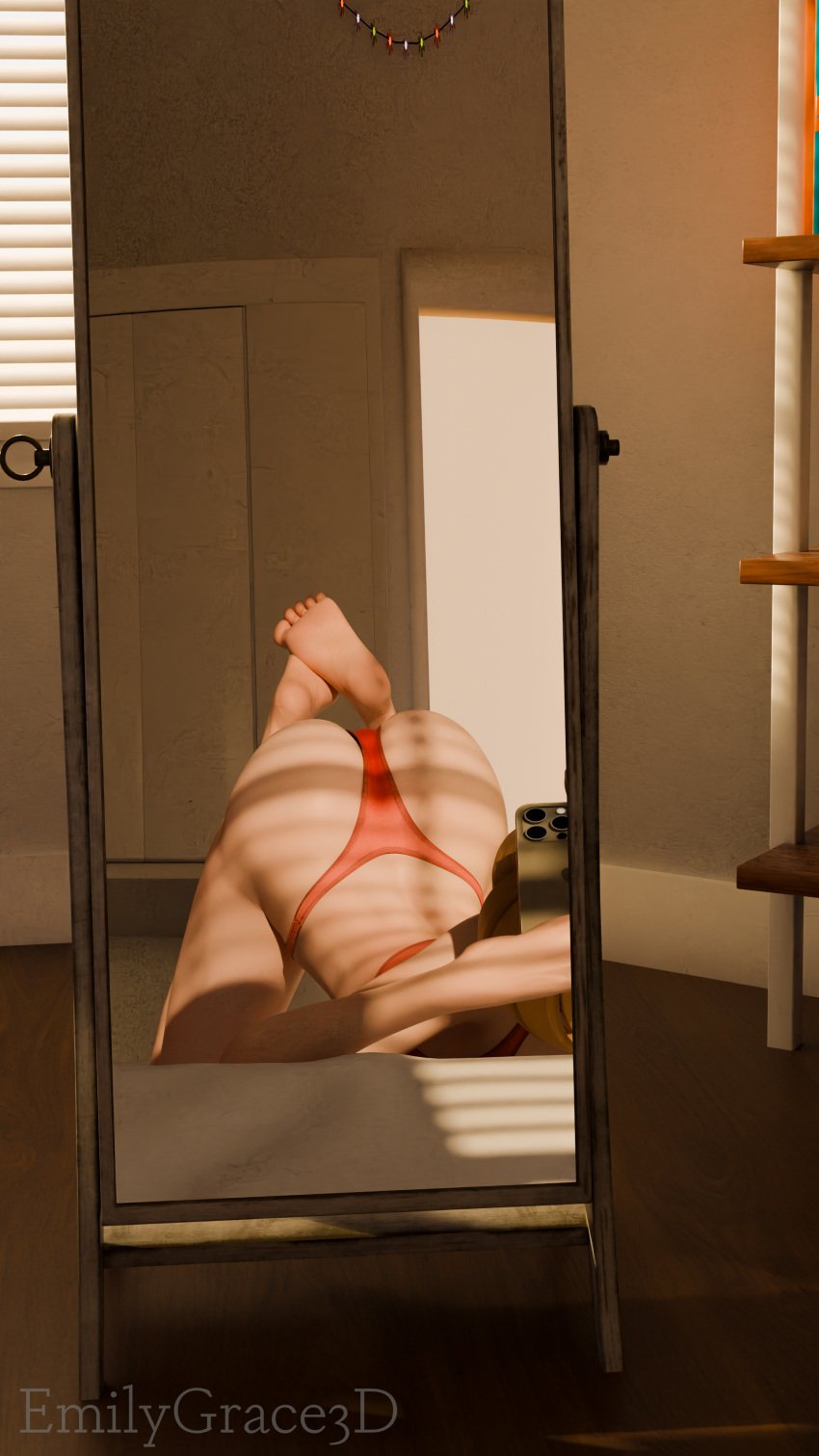 3d 3d_(artwork) 3d_model 3d_render andava ass ass_focus ass_up blonde_female blonde_hair blonde_hair_female blonde_pubic_hair breasts breasts_out curvy curvy_body curvy_female curvy_figure curvy_hips darcy_redd emilygrace3d feet feet_together feet_up female female_focus female_only foot_fetish glasses hips mirror mirror_reflection mirror_selfie selfie toes