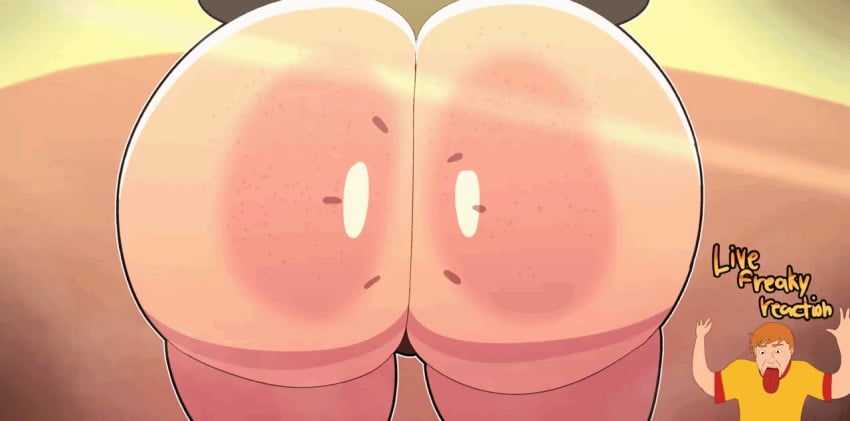 1boy 1boy1girl 1girls absurd_res animated animated anus_peek ass ass_clapping ass_cleavage ass_focus asstronsfw bent_over big_ass bottom_heavy bubble_butt clapping_ass clapping_cheeks clothed clothing curvaceous curvy curvy_figure digital_media_(artwork) duo english_text fat_ass female female_focus freckles_on_ass glistening glistening_body hi_res hourglass_figure kim_pine light-skinned_female light-skinned_male light_skin male male/female motion_lines partially_clothed scott_pilgrim scott_pilgrim_takes_off scott_w_pilgrim shaking shaking_butt tagme text thick_thighs voluptuous voluptuous_female wide_hips