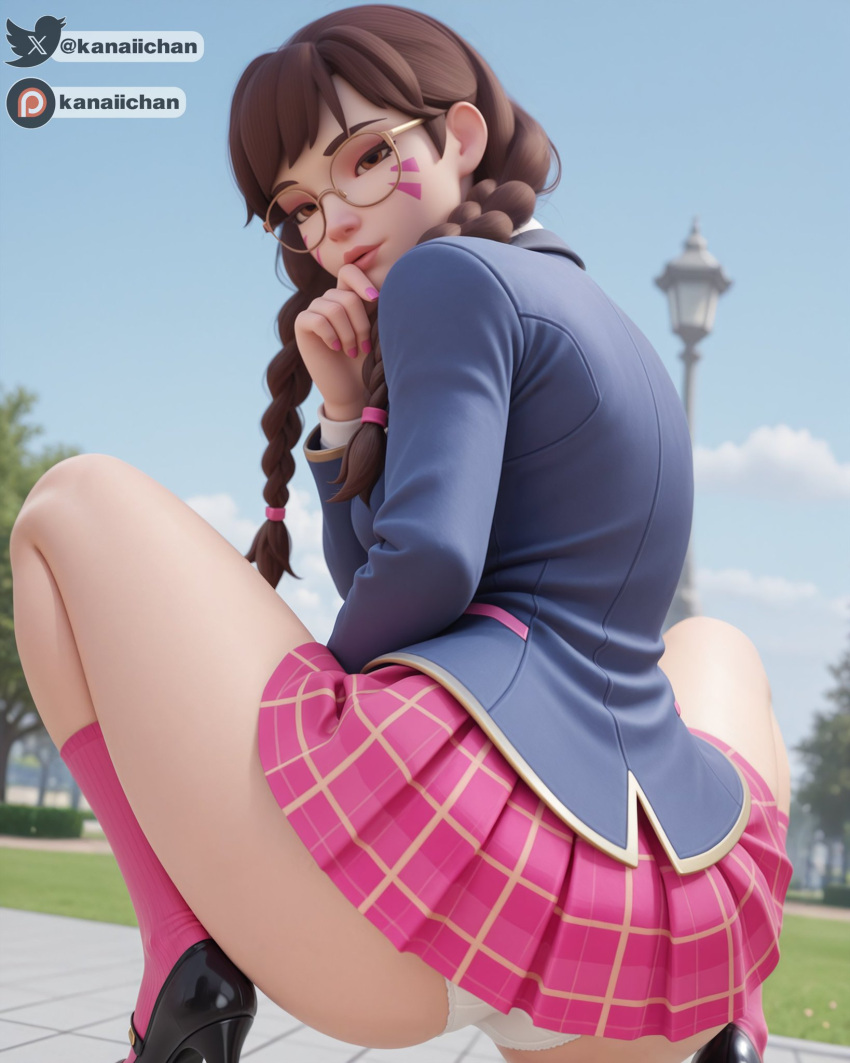 Academy D.Va (Overwatch) Rule 34 Image