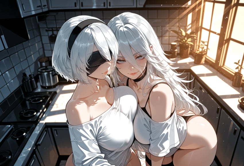 Yorha 2b (Nier: Automata) Rule 34 Image