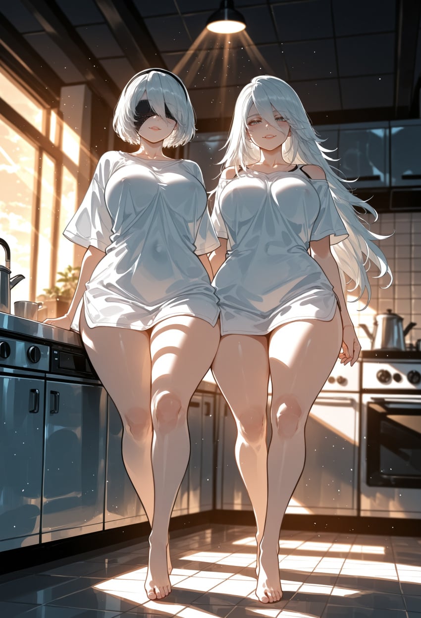 Yorha 2b (Nier: Automata) Rule 34 Image