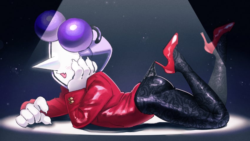 Lace Pantyhose Hooked On Heel (Meme) Rule 34 Image