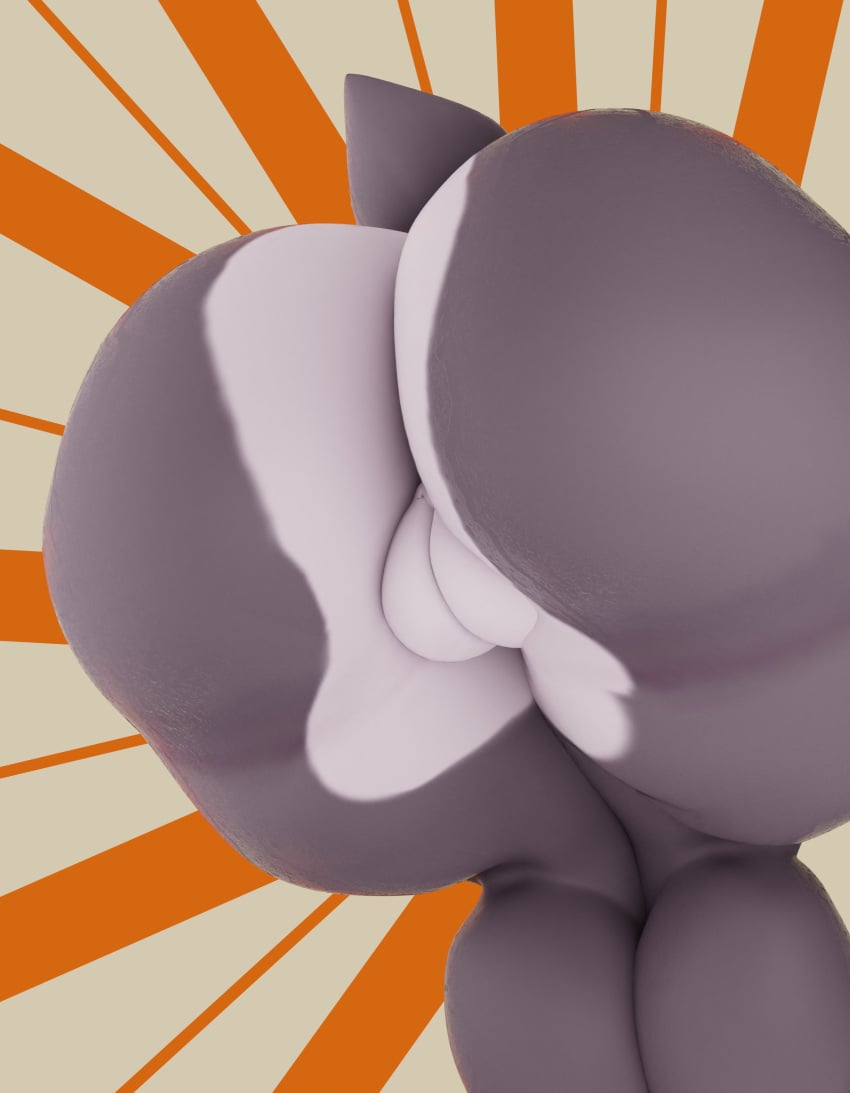 3d absurd_res anthro ass balls big_balls big_butt black_body black_fur bodily_fluids butt_focus cydennis2 dennis_(cyds2) digital_media_(artwork) fur genitals grey_body grey_fur hi_res humanoid lagomorph leporid male mammal presenting presenting_hindquarters rabbit scut_tail short_tail simple_background solo sweat sweaty_balls sweaty_body sweaty_butt sweaty_genitalia t-bone589 tail thick_thighs wide_hipped_male wide_hips