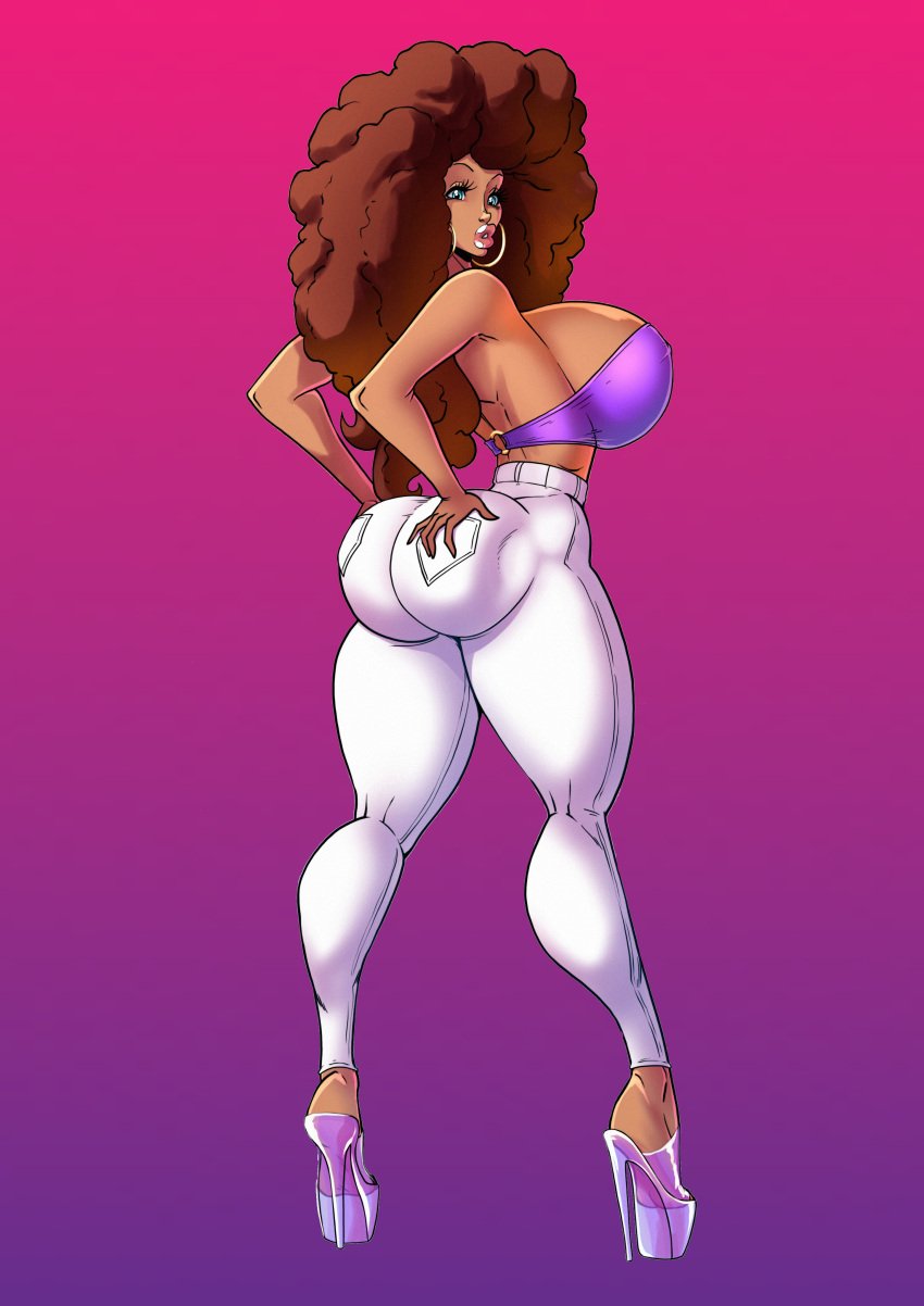 1girls ass athletic athletic_female big_ass big_breasts breasts bust busty chest cleavage curvaceous curvy curvy_figure dark-skinned_female dark_skin dat_ass digital_drawing_(artwork) disney disney_channel enormous_ass eyebrows eyelashes eyes fat_ass female female_focus fit fit_female gigantic_ass hair high_heels hips hourglass_figure huge_ass huge_boobs huge_breasts human hyper_ass kim_possible large_ass large_boobs large_breasts legs lips massive_ass mature mature_female mrs._rockwaller paulinebabe platform_heels rsahnp slim slim_waist thick thick_hips thick_legs thick_thighs thighs tonnie_rockwaller upper_body voluptuous voluptuous_female waist wide_hips