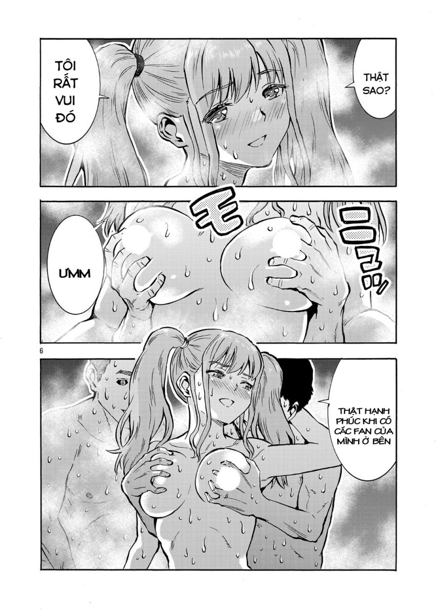 1girls censored censored_nipples groping groping_breasts kyochuu_rettou miura_mami twintails vietnamese_text