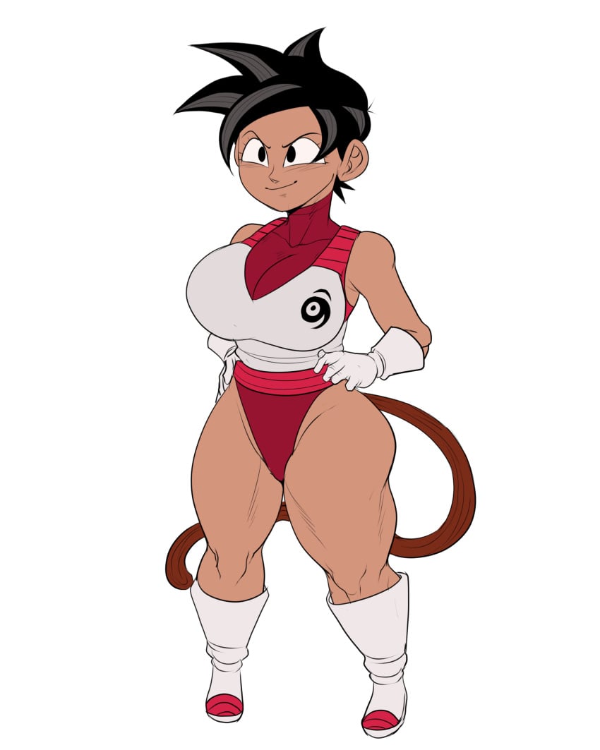 big_ass big_breasts big_thighs black_eyes black_hair boots character_sheet dark-skinned_female dark_skin detnox dragon_ball female female_focus gloves huge_ass huge_breasts huge_thighs monkey_tail original pose posing saiyan saiyan_armor saiyan_girl saiyan_tail solo solo_female solo_focus tufura_(detnox)