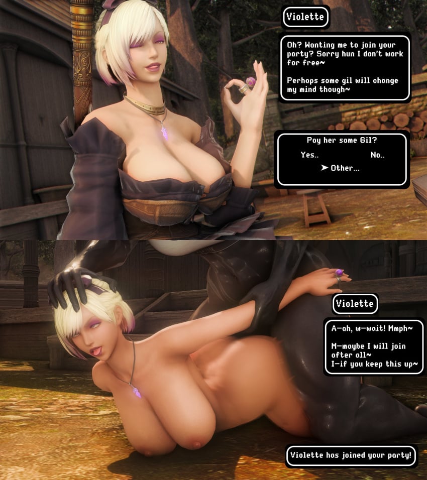 2koma 3d abs attitude_adjustment before_and_after bratty_correction breasts correction corrective_rape crystalhealslut dark-skinned_futanari defeated dialogue english english_text female final_fantasy_xiv from_behind fucked_into_submission futa_on_female futadom futanari game game_mechanics gpose(ffxiv) instant_loss instant_loss_2koma midlander muscular_futanari naked nude panamanam pinned put_in_place rpg size_difference smug tagme turned_submissive utter_domination