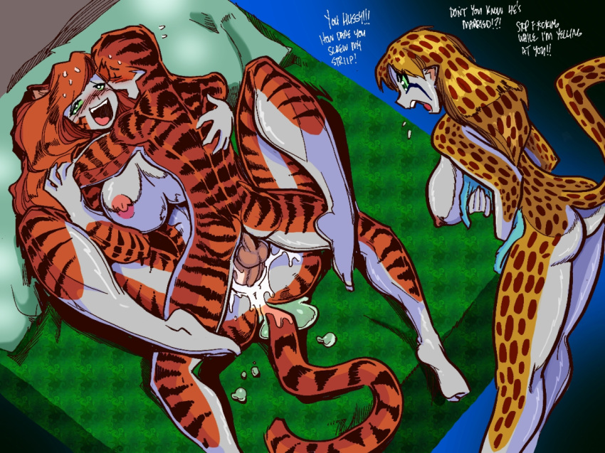 anthro asril balls bed bedroom bornvictim breasts brittany_diggers cheetah cum cum_in_pussy cum_inside feline female fred_perry fur furry lying male mammal missionary_position nude on_back penetration penis sex spread_legs spreading straight strype tiger vaginal_penetration