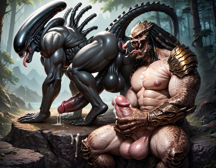 2boys 2males 2monsters abs ai_generated alien alien_(franchise) anus balls ballsack biceps big_balls big_biceps big_cock big_dick big_penis big_testicles booster_rex cock daddy dick fat_balls fat_cock fat_penis heavy_balls heavy_penis huge_balls huge_cock huge_testicles large_balls large_cock large_dick large_nipples large_pecs large_pectorals large_penis large_testicles male male_anus male_nipples male_only male_xenomorph male_yautja monster nipples nutsack pecs pectorals penis predator_(franchise) rimjob rimming rimming_male solo solo_male testicles vein veins veiny veiny_cock veiny_dick veiny_muscles veiny_penis xenomorph yautja