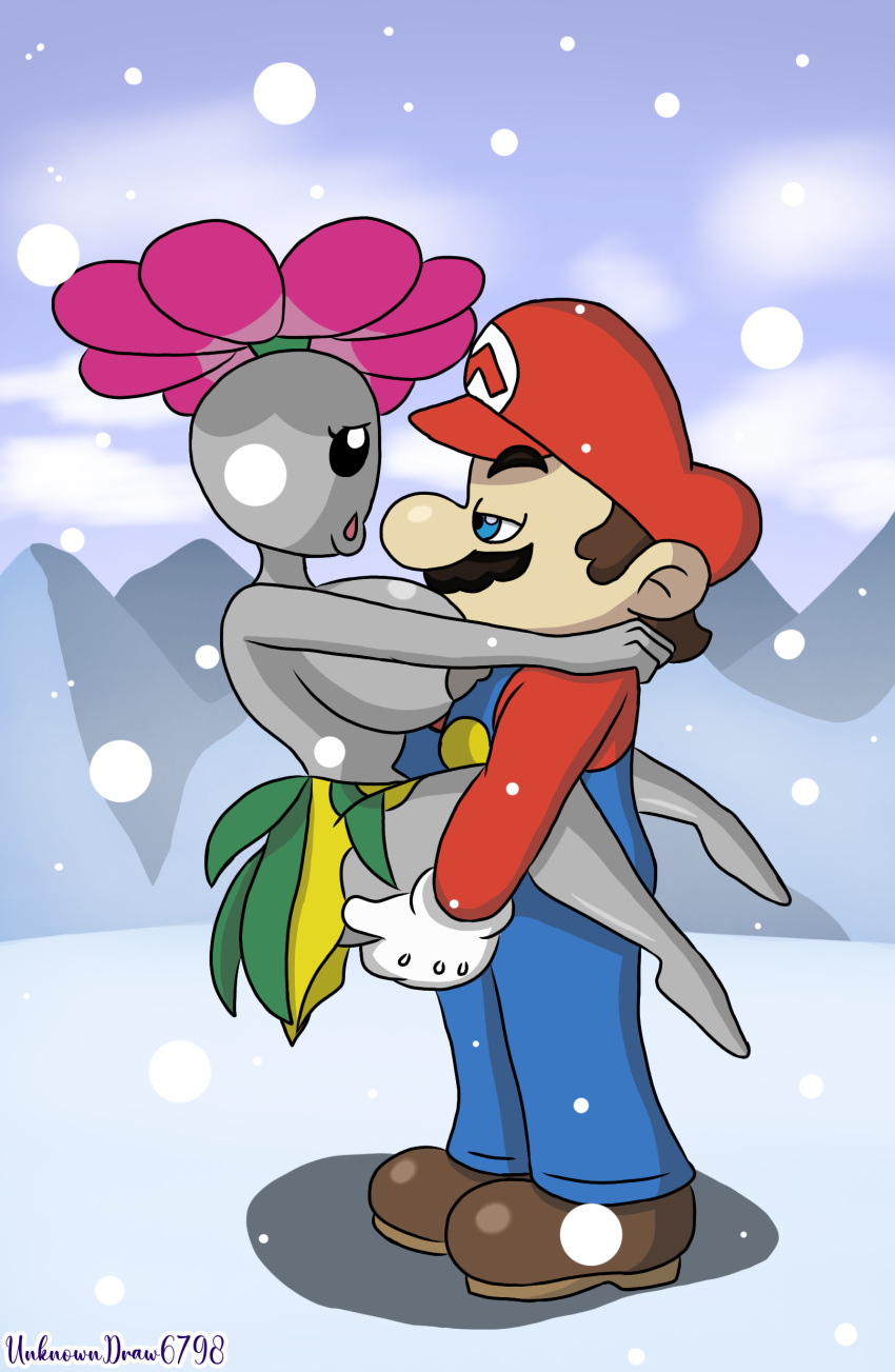 breasts flower flower_girl grabbing_thighs mario mario_(series) mob_face petals plant sex spindrift super_mario_64 super_mario_bros. unknowndraw6798