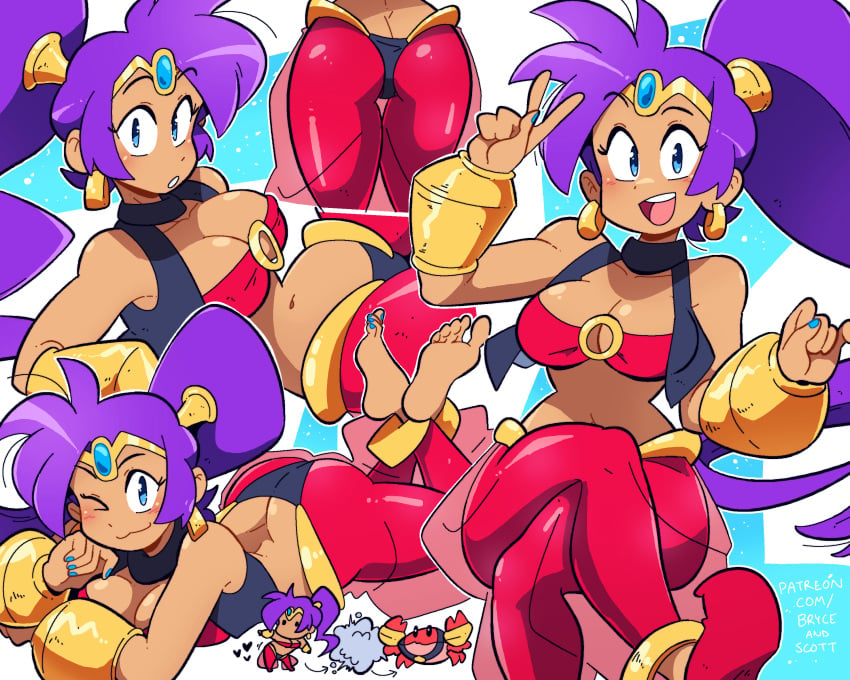 1girls female fully_clothed scott_malin shantae shantae_(character) skimpy_clothes tagme