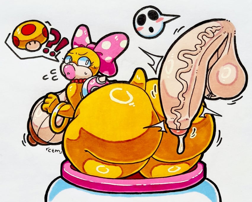 ass big_ass big_breasts big_cock big_dick big_penis bubble_ass bubble_butt cock dick enormous_ass huge_ass huge_boobs huge_breasts huge_butt huge_thighs large_ass large_butt mario_(series) massive_ass massive_boobs massive_breasts massive_butt massive_thighs massive_tits penis precum precum_drip precum_dripping precum_leak precum_leaking precum_on_penis tagme thicc_thighs thick_thighs wendy_o._koopa wide_hip wide_hipped_female wide_hips wide_thighs