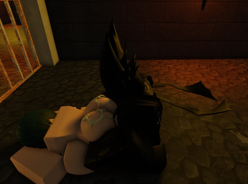 3d artist_request crossover cum cum_on_ass dungeon garou_(one-punch_man) jujutsu_kaisen one-punch_man roblox robloxian source_request stone_floor tagme thick_ass thick_penis why zenin_maki