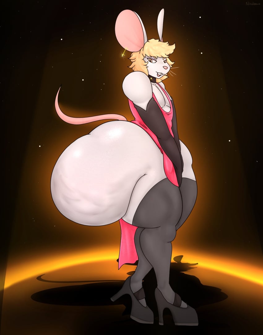 1boy big_ass bubble_butt femboy furry huge_ass male nicolaowo tagme thick_thighs wide_hips