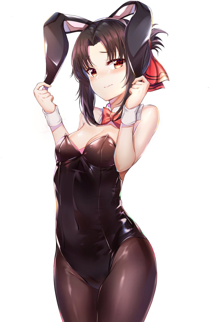 1girls absurd_res absurdres bare_arms bare_chest bare_hands bare_shoulders bare_skin barrassed belly belly_button black_bunny_ears black_bunnygirl_costume black_bunnysuit black_hair black_hair_female black_legwear black_pantyhose blush blush_face blush_lines blushed_face blushing_at_viewer blushing_face blushing_female bowtie breasts bunny_ears bunny_tail bunnygirl bunnygirl_outfit cleavage closed_mouth collar collarbone curvy curvy_body curvy_female curvy_figure curvy_hips curvy_teen curvy_thighs dot_nose elbows embarrassed embarrassed_exposed_female embarrassed_expression embarrassed_female exposed_arms exposed_chest exposed_shoulders exposed_skin eyebrows_visible_through_hair fair_skin female female_focus female_only fingers groin hair_ribbon hair_tie high_resolution high_school_student highres kaguya-sama_wa_kokurasetai_~tensai-tachi_no_renai_zunousen~ lean_body lean_figure legs legs_closed legs_together legwear light-skined_female light-skinned light-skinned_female light_skin light_skin_female light_skinned light_skinned_female lips long_hair looking_at_viewer narrow_waist navel nervous nervous_expression nervous_face nervous_female pale pale-skinned_female pale_skin pale_skinned_female pantyhose parted_bangs petite petite_body petite_breasts petite_female petite_girl petite_tits red_bowtie red_eyes red_eyes_female red_hair_ribbon red_hair_tie red_ribbon ribbon school_girl shinomiya_kaguya shoulders shy shy_expression sidelocks simple_background skinny skinny_female skinny_girl skinny_waist slender_body slender_waist slim_girl slim_waist small_breasts smooth_skin solo standing sunhyun teen_girl teenage_girl teenager thick_thighs thighs thin_waist underboob upper_body v-line white-skinned_female white_background white_collar white_skin white_skinned_female white_wrist_cuffs wide_hips wrist_cuffs