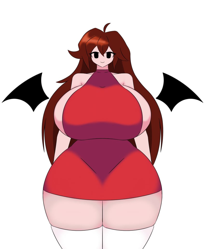 delete_alliance demon_girlfriend demon_wings friday_night_funkin girlfriend_(friday_night_funkin) red_clothing tagme thick_thighs thigh_gap thighhighs white_thighhighs