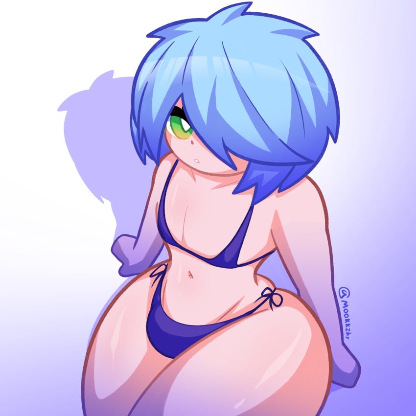 1boy 2d 2d_(artwork) 2d_artwork absurd_res absurdres ass ass big_ass big_butt big_thighs bikini bikini_bottom bikini_top bulge bulge_through_clothing clothed clothing digital_drawing_(artwork) digital_media_(artwork) fan_character femboy femboy_focus femboy_only femboysub flat_chest flat_chested hi_res high_resolution highres hips hips_wider_than_shoulders huge_ass huge_butt huge_thighs male male_focus male_only mookkzhy no_sound oc one_eye_closed original original_character semi_nude short_hair small_breasts solo solo_femboy solo_focus solo_male thick thick_ass thick_hips thick_legs thick_thighs thigh tight_clothing tight_fit white_background white_body white_hair white_skin wide_hips