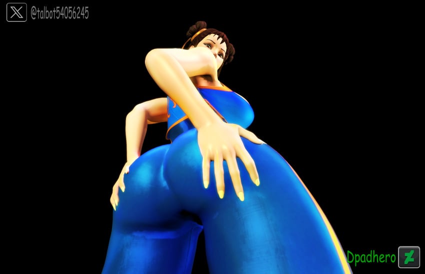 ass ass_focus ass_grab big_ass big_balls big_breasts big_thighs blue_outfit butt_grab chun-li chun-li_(fortnite) focus_on_ass fortnite fortnite:_battle_royale looking_at_viewer looking_back pov_crotch remastered sfm short_hair source_filmmaker source_filmmaker_(artwork) spread_legs street_fighter thick thick_ass thick_butt thick_hips thick_legs thick_thighs