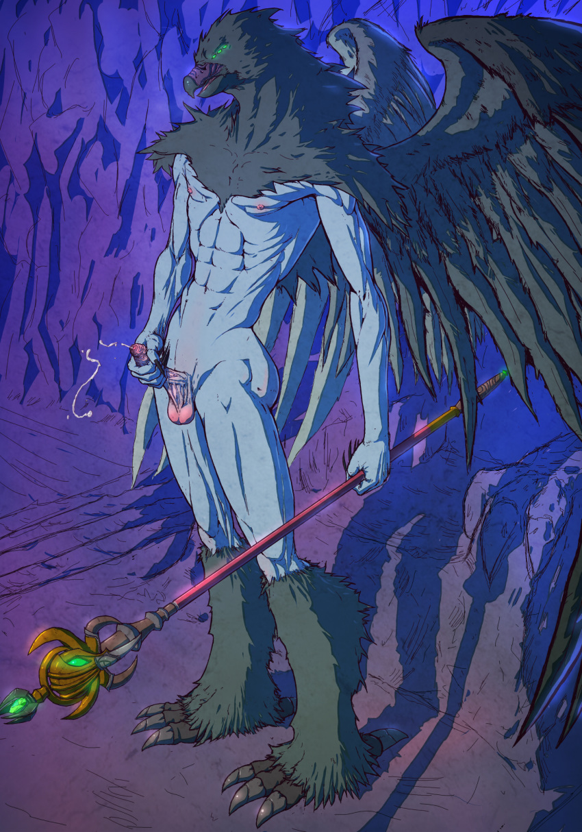 2014 3_toes abs anthro ass avian balls barefoot beak bird claws cum ducati erection feathers fur hi_res high_resolution highres jericho_swain league_of_legends male male_only masturbation navel nipples nude open_mouth orgasm pecs penis raven_(bird) sharp_claws solo standing toe_claws tongue uncut vein veiny_penis wings