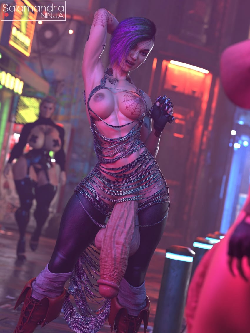 1girls 2futas 3d ass big_ass big_breasts breasts bust busty cd_projekt_red chest curvaceous curvy curvy_figure cyberpunk cyberpunk_(series) cyberpunk_2077 dickgirl digital_media_(artwork) futanari futanari_focus hips hourglass_figure huge_ass huge_breasts human judy_alvarez large_ass large_breasts legs light-skinned_futanari light_skin mature mature_female meredith_stout panam_palmer salamandraninja slim_waist thick thick_hips thick_legs thick_thighs thighs top_heavy voluptuous voluptuous_futanari waist wide_hips