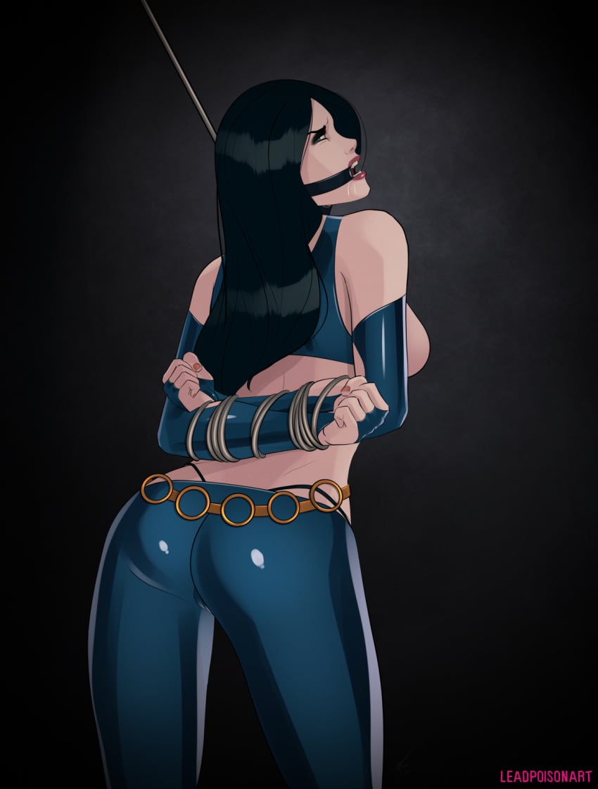 bondage gagged heroineaddict large_breasts marvel marvel_comics solo solo_focus tied_up x-23 x-men