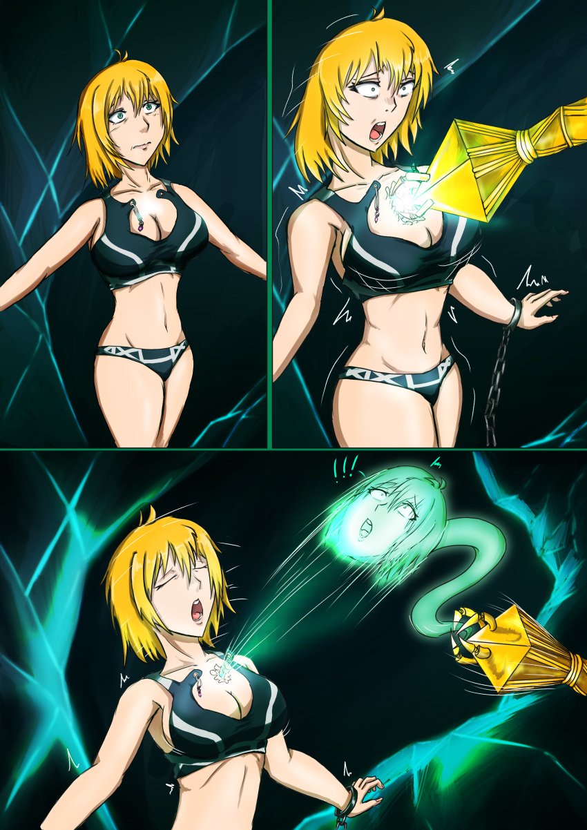 blonde_hair clothed exe-1 female fiora_(xenoblade) possession scooby-doo