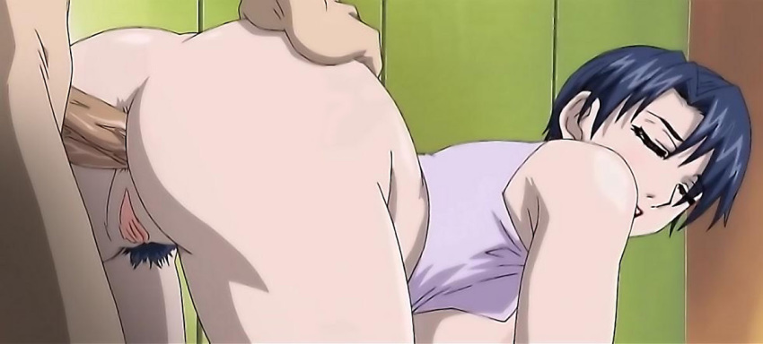 1boy 1boy1girl 1girls amamiya_kazuhiko anal anal_penetration anal_sex anime_screencap ass aunt aunt_and_nephew big_ass big_breasts big_butt blue_hair closed_eyes doggy_style emiko enbo from_behind grabbing_ass incest male/female male_penetrating_female milf nude ova pale-skinned_female pale-skinned_male pale_skin penis_in_ass pubic_hair pussy screenshot short_hair straight taboo_charming_mother thick_thighs uncensored